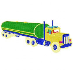 Truck Embroidery Design 12 Truck Embroidery Design 12